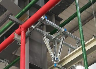 保定该抗震支架的整体式支吊架结构协调性好